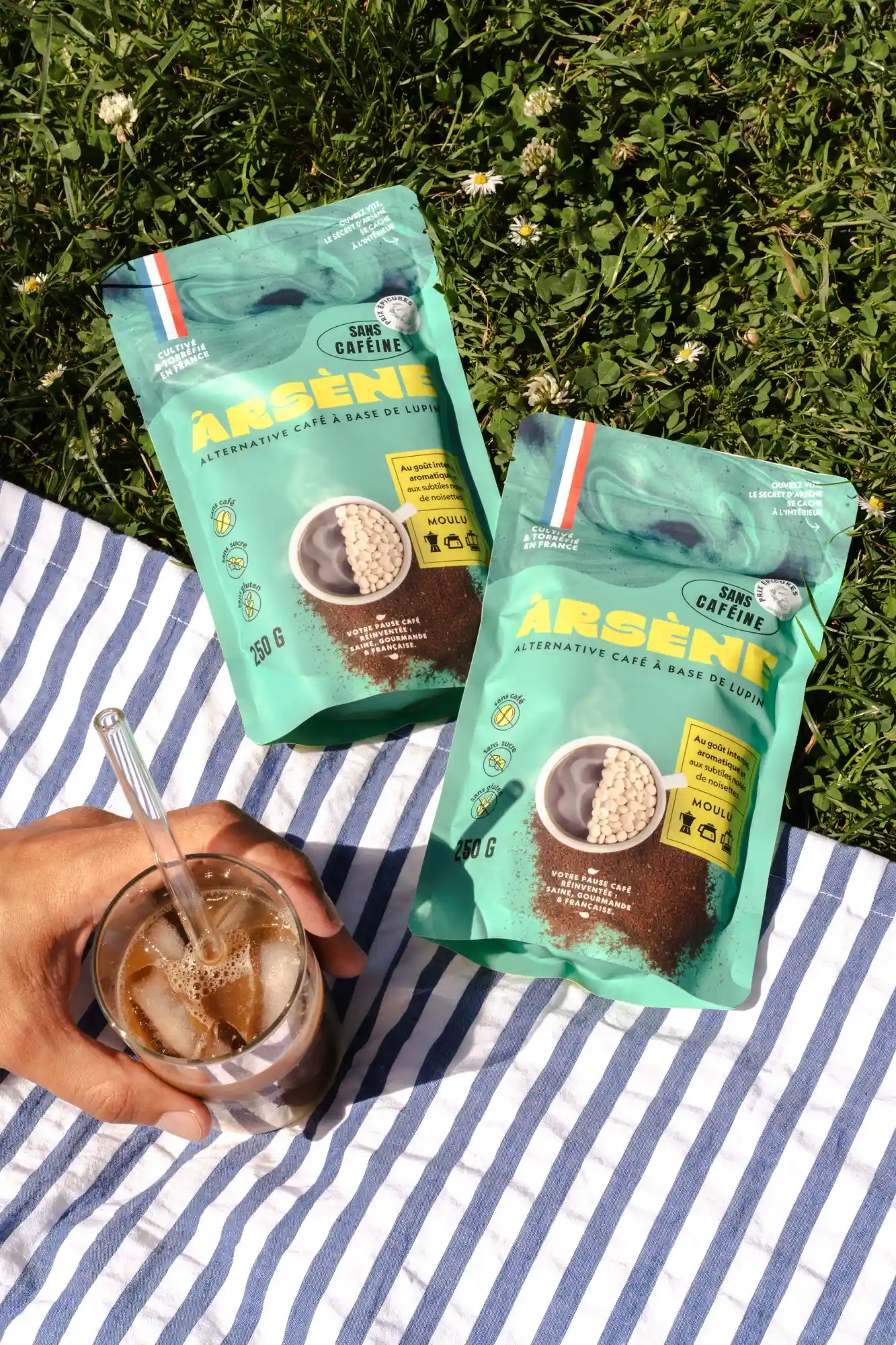 photographie produit culinaire alternatif café lupin latte